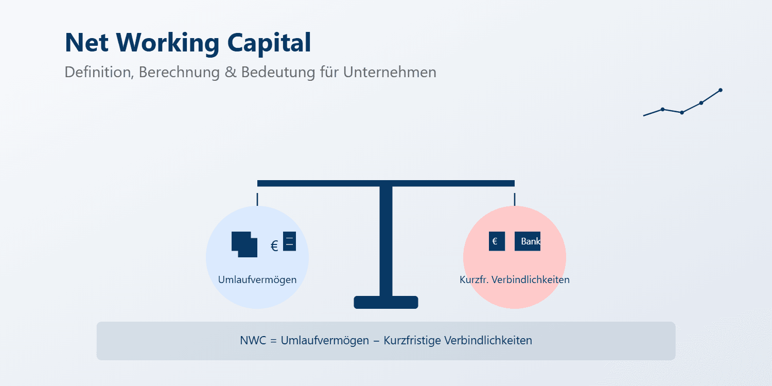 Net Working Capital Formel: Definition, Berechnung &#038; Bedeutung für Unternehmen